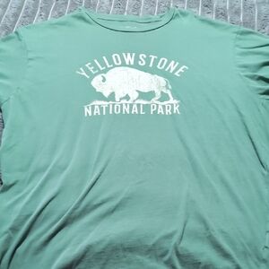 Columbia Green Yellowstone National Park Tee